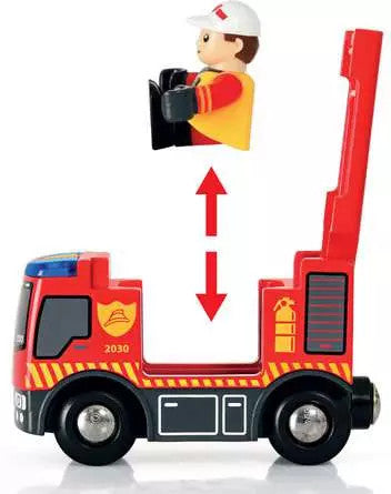 Brio World Firefighter Train Set