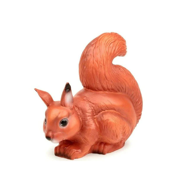 A squirrel shaped lamp.