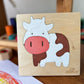 Brown and White Cow puzzle