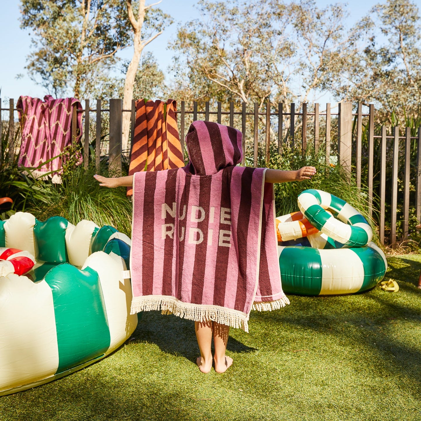 Hooded Towel | Rosewater